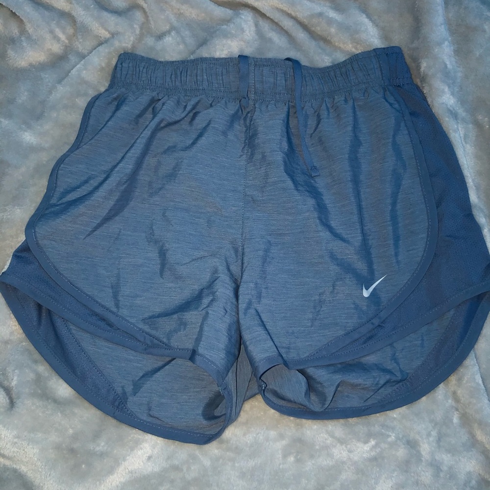 blue nike shorts